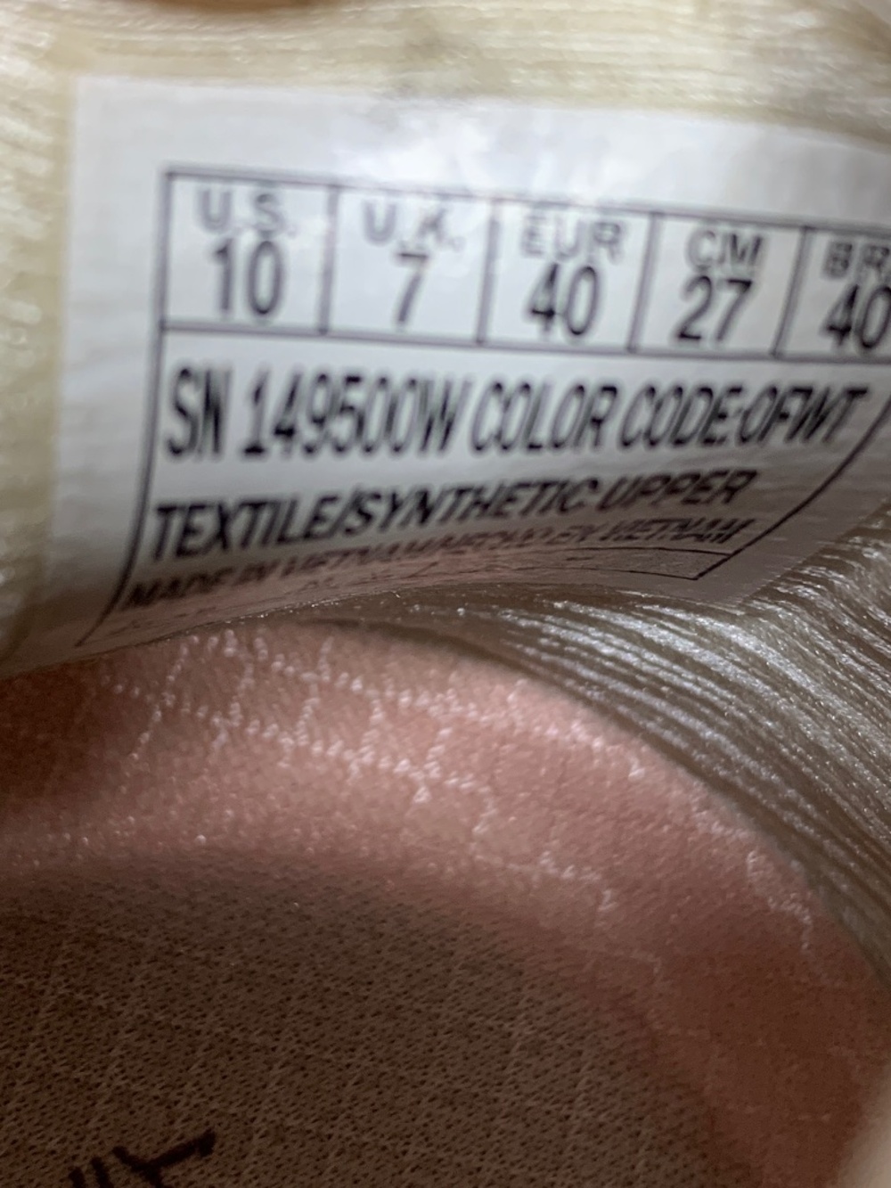 Skechers cream animal print wide fit knit sneaker - Picture 5 of 7